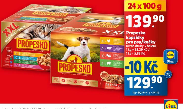 PROPESKO KAPSIKY PRO PSY