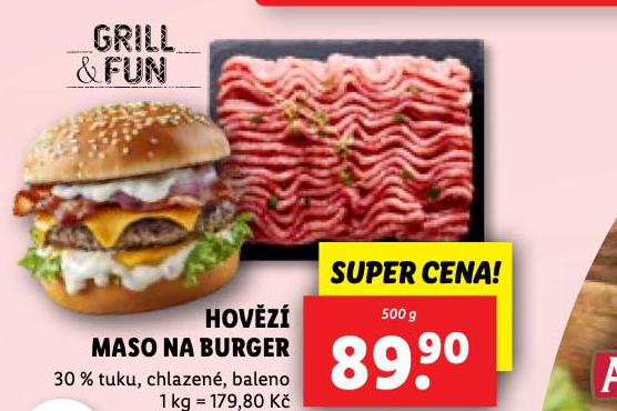 HOVZ MASO NA BURGER