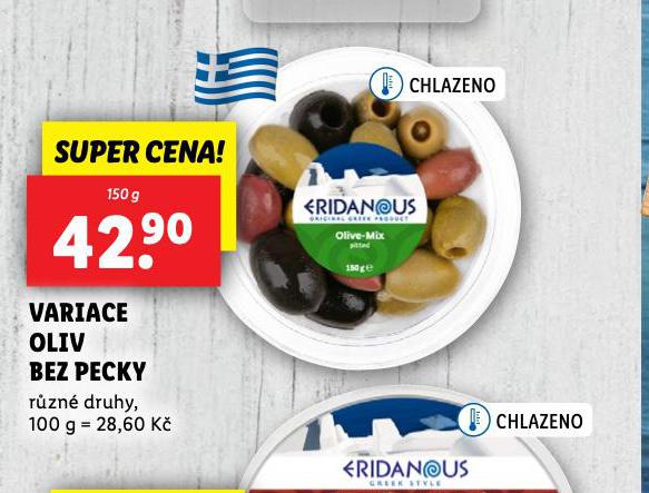 VARIACE OLIV BEZ PECKY