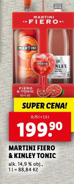 MARTINI FIERO & KINLEY TONIC
