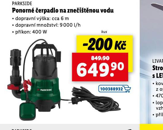 PONORN ERPADLO NA ZNEITNOU VODU