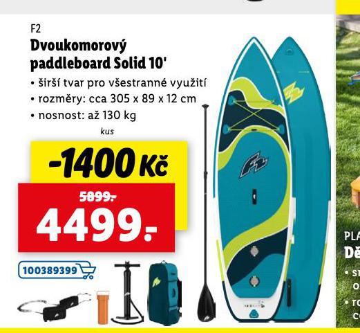 DVOUKOMOROV PADDLEBOARD SOLID 10,6"