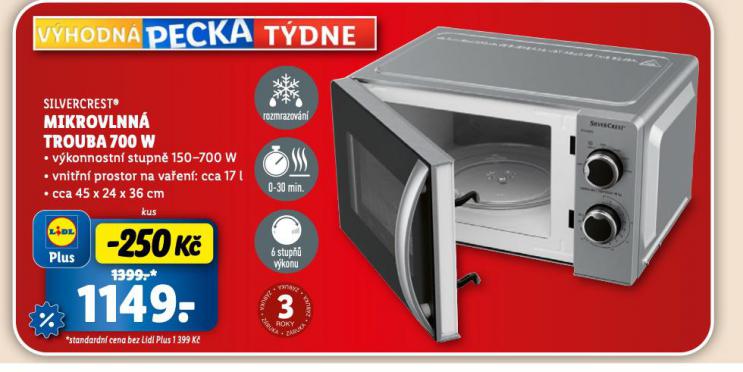 MIKROVLNN TROUBA 700 W