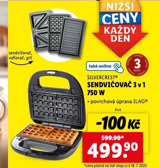 SENDVIOVA 3v1 750 W