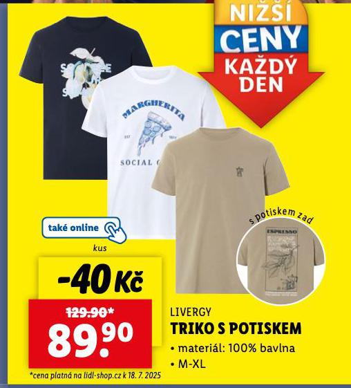 TRIKO S POTISKEM