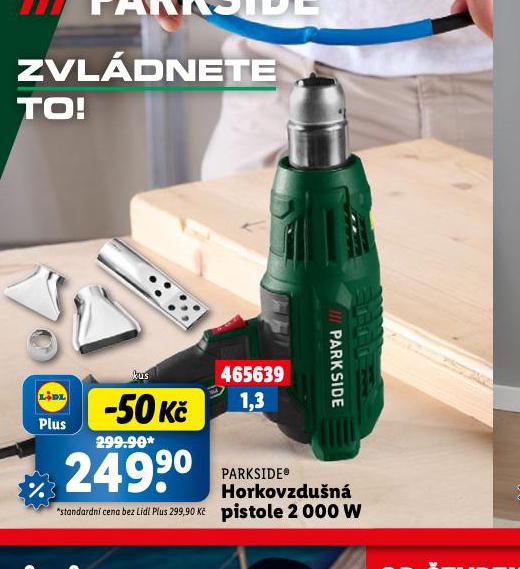HORKOVZDUN PISTOLE 2000 W