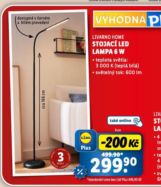 STOJAC LED LAMPA 6 W