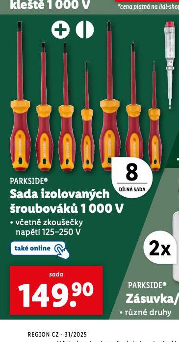 SADA IZOLOVANCH ROUBOVK 1000 V