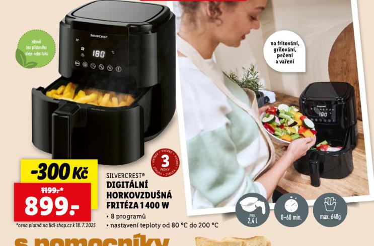 DIGITLN HORKOVZDUN FRITZA 1400 W
