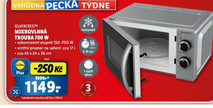 MIKROVLNN TROUBA 700 W