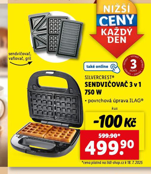 SENDVIOVA 3v1 750 W