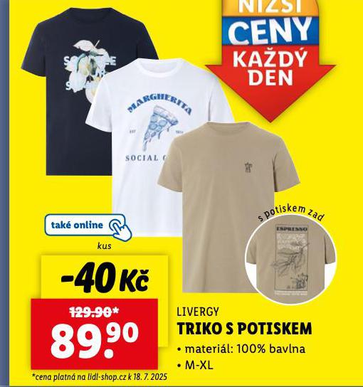 TRIKO S POTISKEM