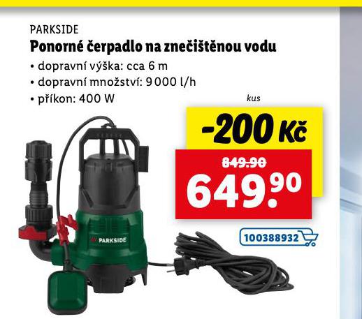 PONORN ERPADLO NA ZNEITNOU VODU