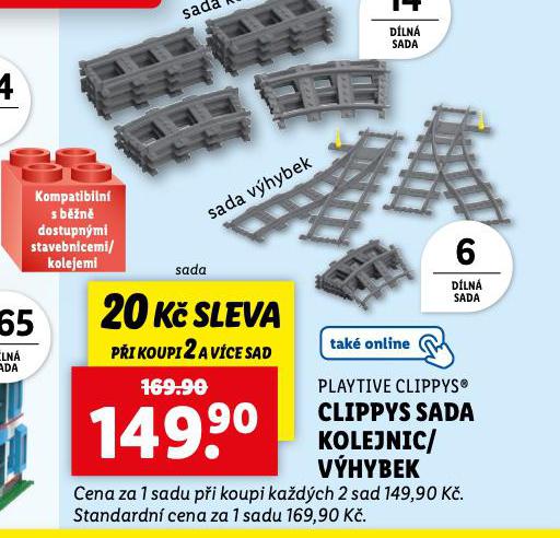 CLIPPYS SADA KOLEJNIC / VHYBEK