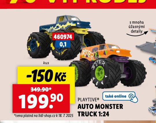 AUTO MONSTER TRUCK 1:24