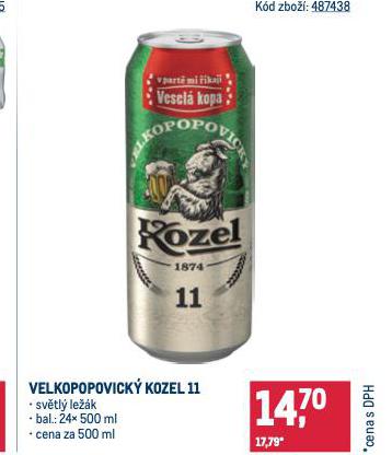 PIVO VELKOPOPOVICK KOZEL 11