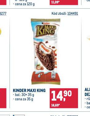 KINDER MAXI KING