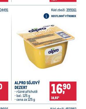 ALPRO SJOV DEZERT