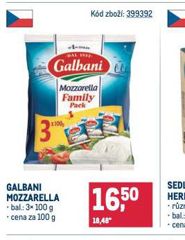 GALBANI MOZZARELLA