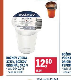 BOKOV VODKA, BOKOV ORIHINL