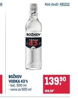 BOKOV VODKA 43%