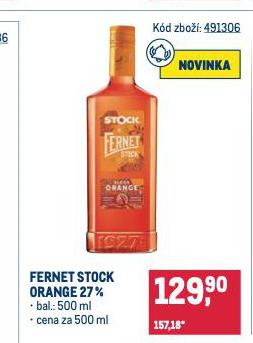 FERNET STOCK ORANGE 27%
