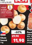 CIBULE ŘEZANÁ