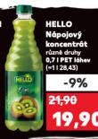 HELLO NÁPOJOVÝ KONCENTRÁT
