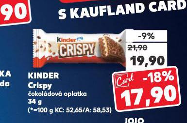 KINDER CRISPY