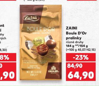 ZAINI BOULE D'OR PRALINKY