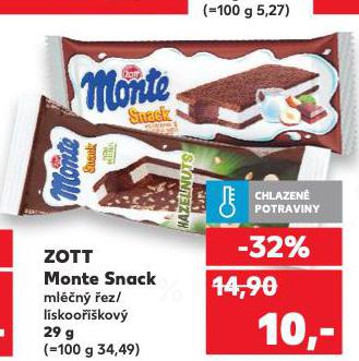 ZOTT MONTE SNACK
