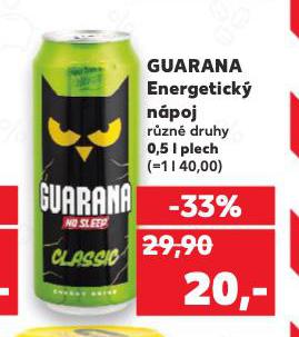 GUARANA ENERGETICK NPOJ