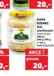 RAPA BZENEC ZELÍ STERILOVANÉ