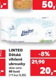 LINTEO BABY DĚTSKÉ VLHČENÉ UBROUSKY