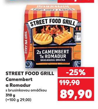 STREET FOOD GRILL CAMEMBERT A ROMADUR