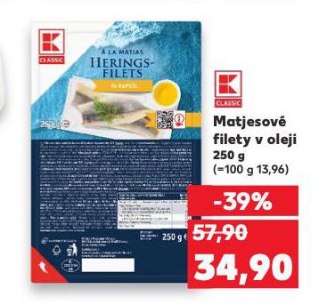 MATJESOV FILETY V OLEJI