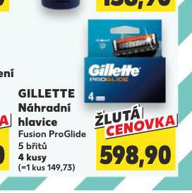 GILLETTE NHRADN HLAVICE