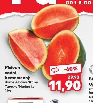 MELOUN VODN BEZSEMENN