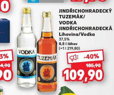 JINDICHOHRADECK VODKA