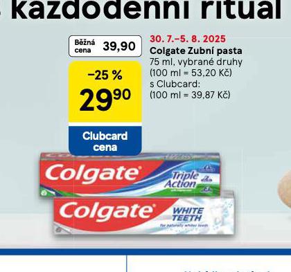 COLGATE ZUBN PASTA