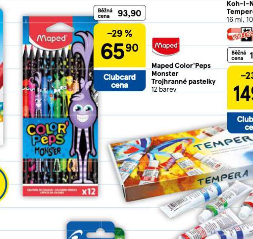 MAPED COLORS PEPS TROJHRANN PASTELKY