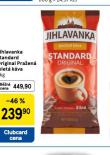 JIHLAVABKA STANDARD ORIGINLA PRAŽENÁ MLETÁ KÁVA