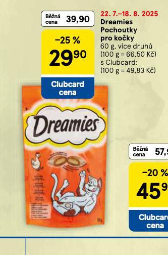 DREAMIES POCHOUTKY PRO KOKY