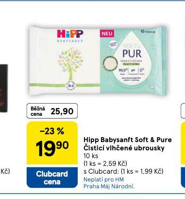 HIPP BABYSANFT SOFT & PURE ISTC VLHEN UBROUSKY