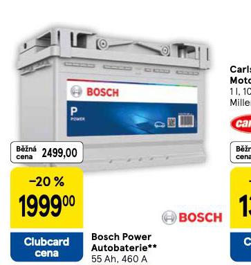 BOSCH POWER AUTOBATERIE 55 Ah