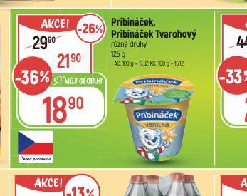 PRIBINEK, PRIBINEK TVAROHOV
