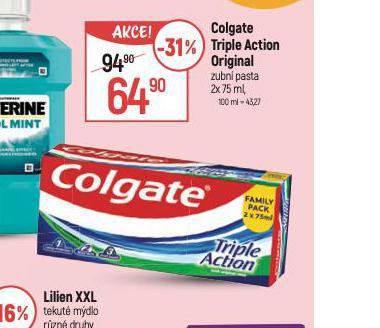 COLGATE TRIPLE ACTION ORIGINAL