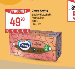 ZEWA SOFTIS PAPROV KAPESNKY