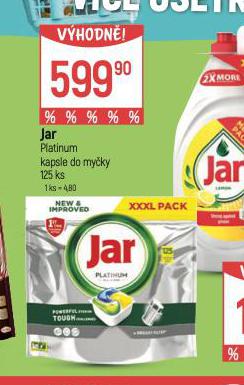 JAR PLATINUM KAPSLE DO MYKY