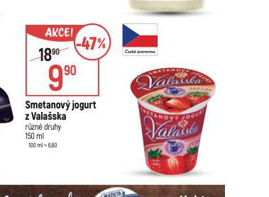 SMETANOV JOGURT Z VALASKA